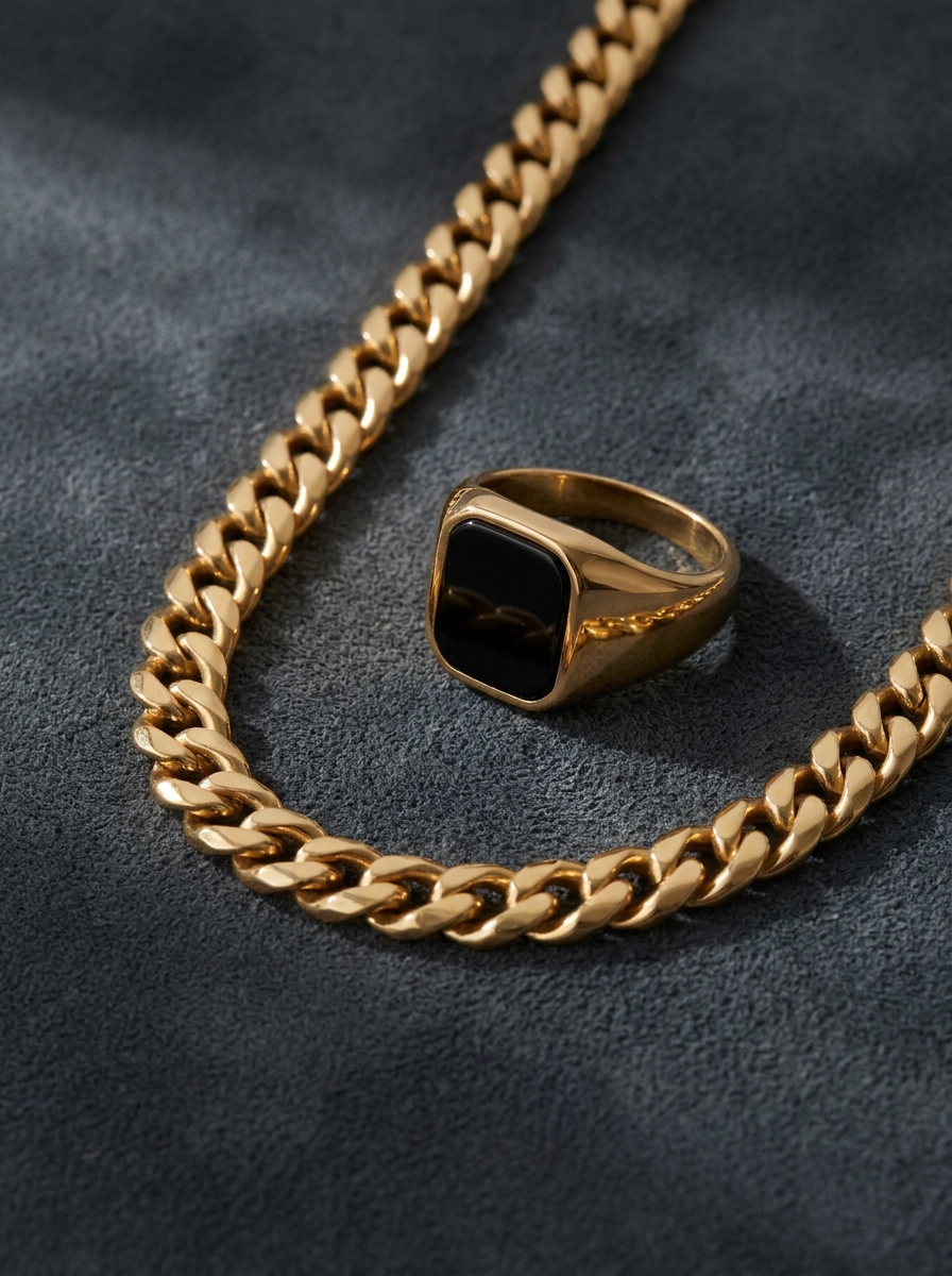 Men's jewelry brand example